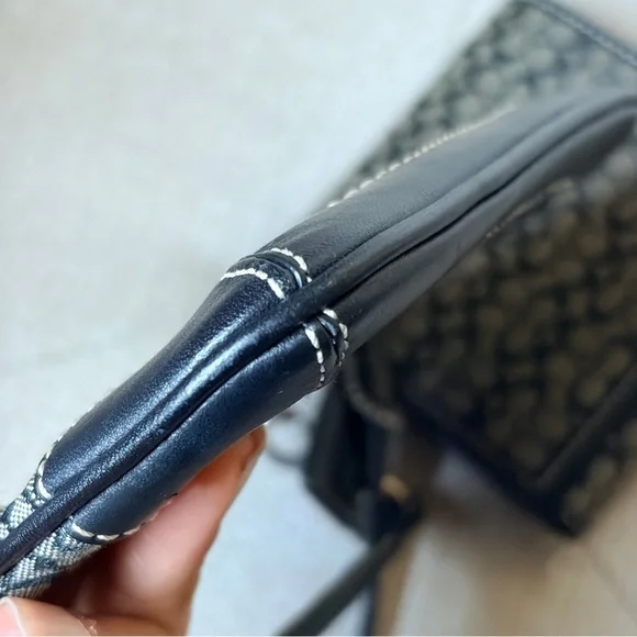 Coach Signature black and gray Y2K wallet and wristlet set - Picture 9 of 12